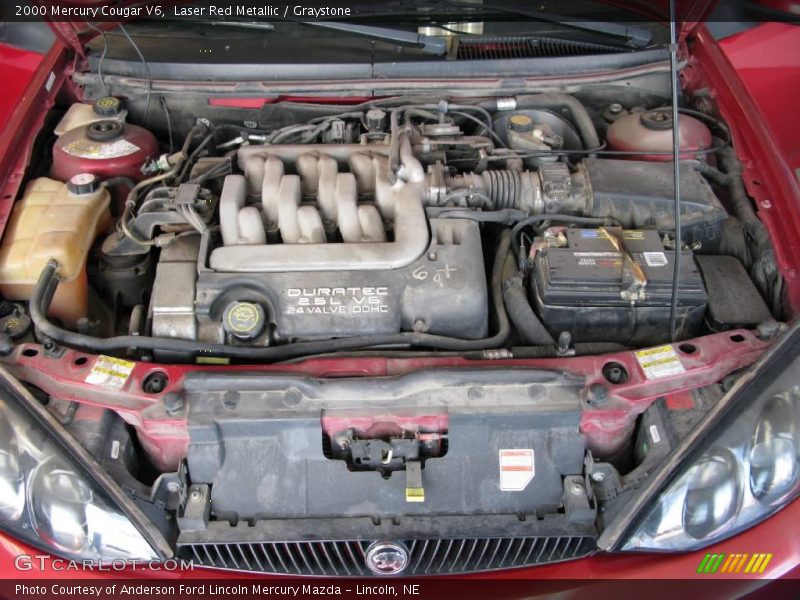 Laser Red Metallic / Graystone 2000 Mercury Cougar V6