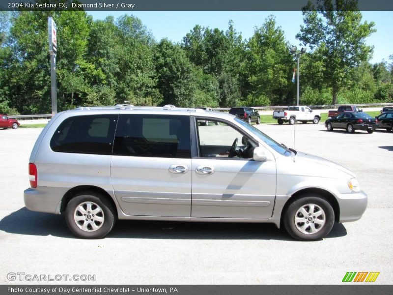 Diamond Silver / Gray 2004 Kia Sedona EX