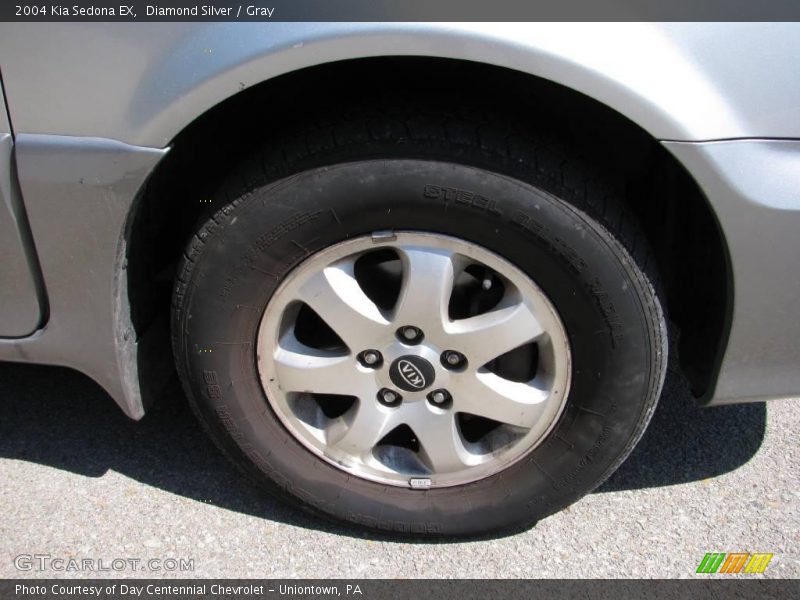 Diamond Silver / Gray 2004 Kia Sedona EX