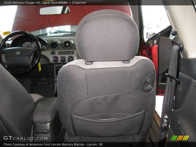 Laser Red Metallic / Graystone 2000 Mercury Cougar V6