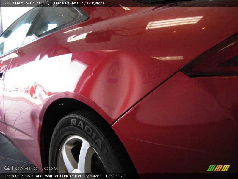 Laser Red Metallic / Graystone 2000 Mercury Cougar V6