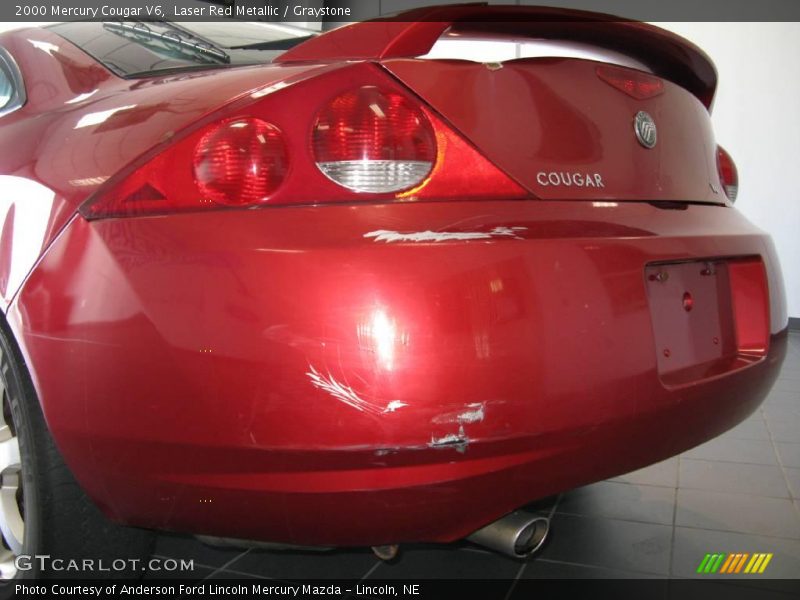 Laser Red Metallic / Graystone 2000 Mercury Cougar V6