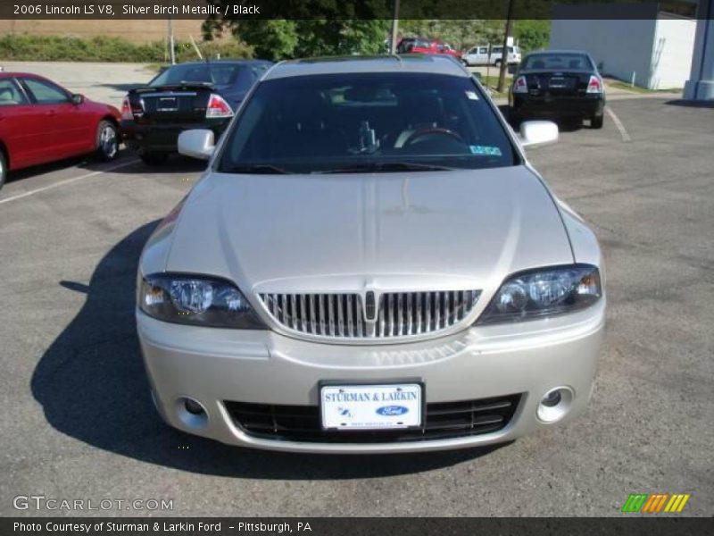 Silver Birch Metallic / Black 2006 Lincoln LS V8