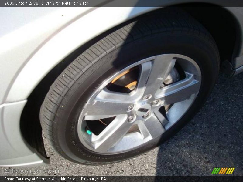 Silver Birch Metallic / Black 2006 Lincoln LS V8