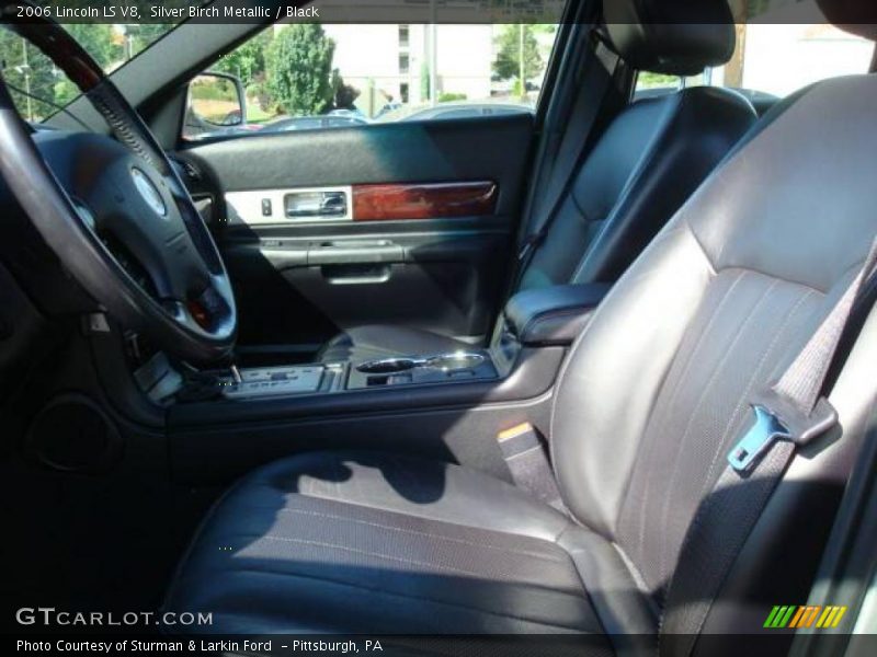 Silver Birch Metallic / Black 2006 Lincoln LS V8