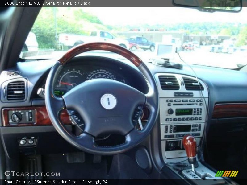 Silver Birch Metallic / Black 2006 Lincoln LS V8