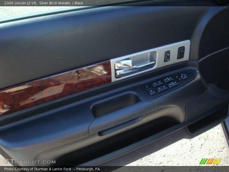 Silver Birch Metallic / Black 2006 Lincoln LS V8