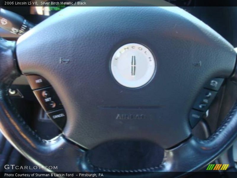 Silver Birch Metallic / Black 2006 Lincoln LS V8