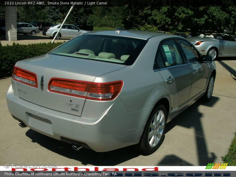 Smoke Stone Metallic / Light Camel 2010 Lincoln MKZ AWD