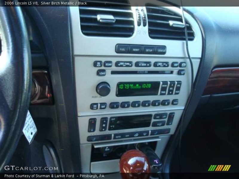 Silver Birch Metallic / Black 2006 Lincoln LS V8