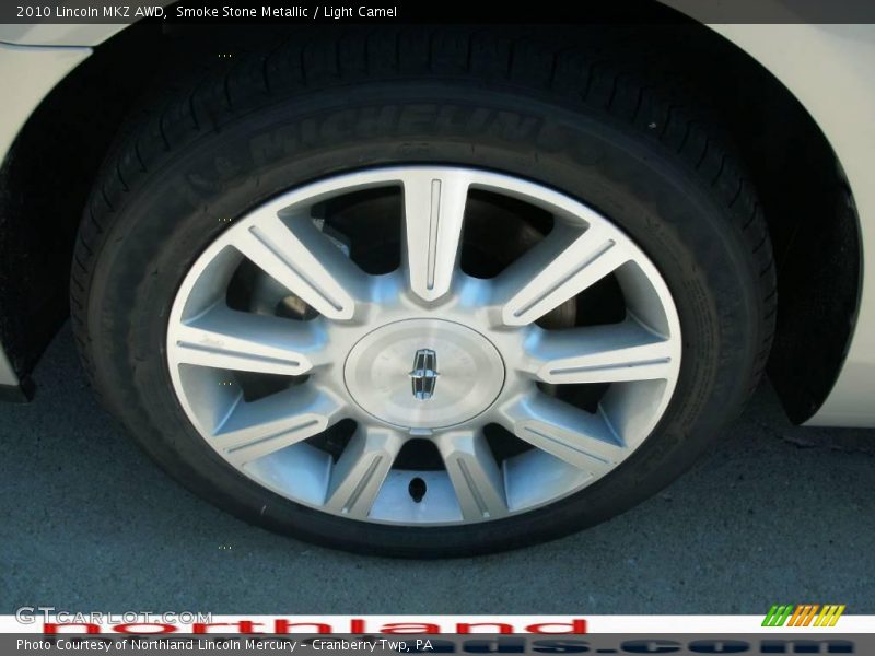 Smoke Stone Metallic / Light Camel 2010 Lincoln MKZ AWD