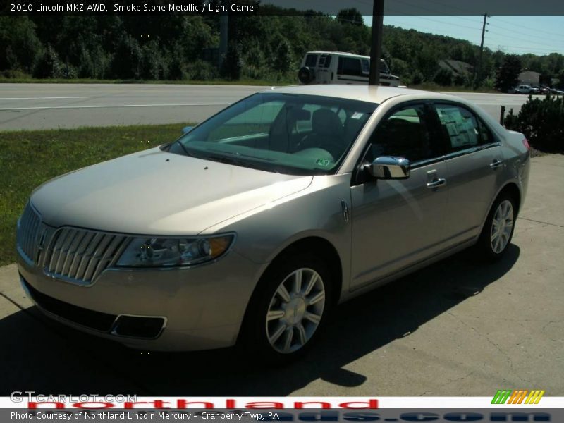 Smoke Stone Metallic / Light Camel 2010 Lincoln MKZ AWD