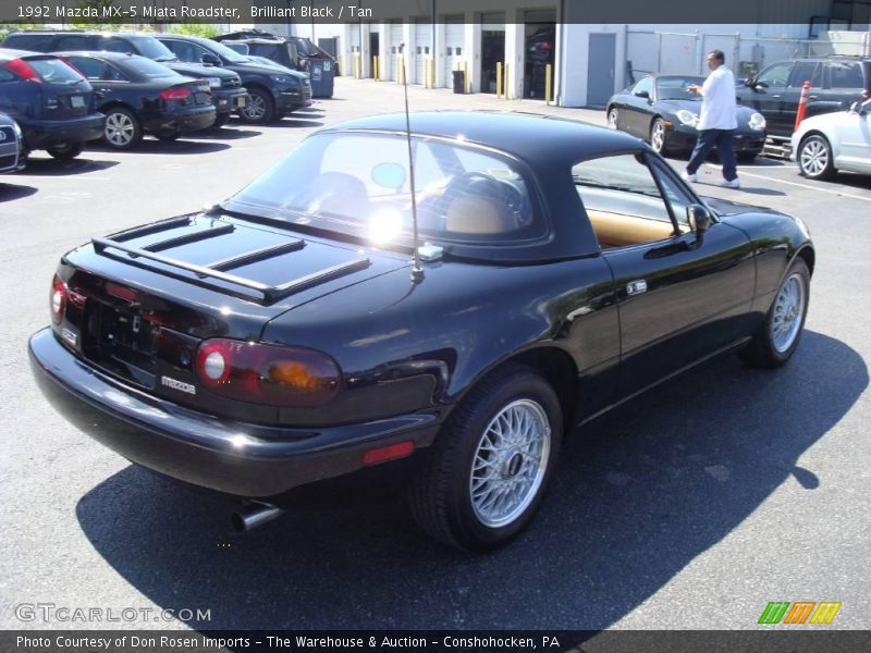 Brilliant Black / Tan 1992 Mazda MX-5 Miata Roadster