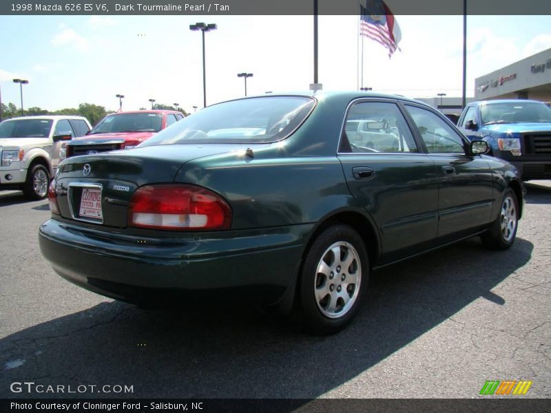 Dark Tourmaline Pearl / Tan 1998 Mazda 626 ES V6