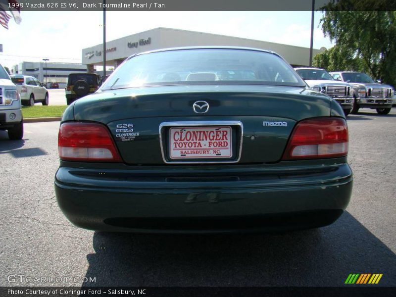 Dark Tourmaline Pearl / Tan 1998 Mazda 626 ES V6