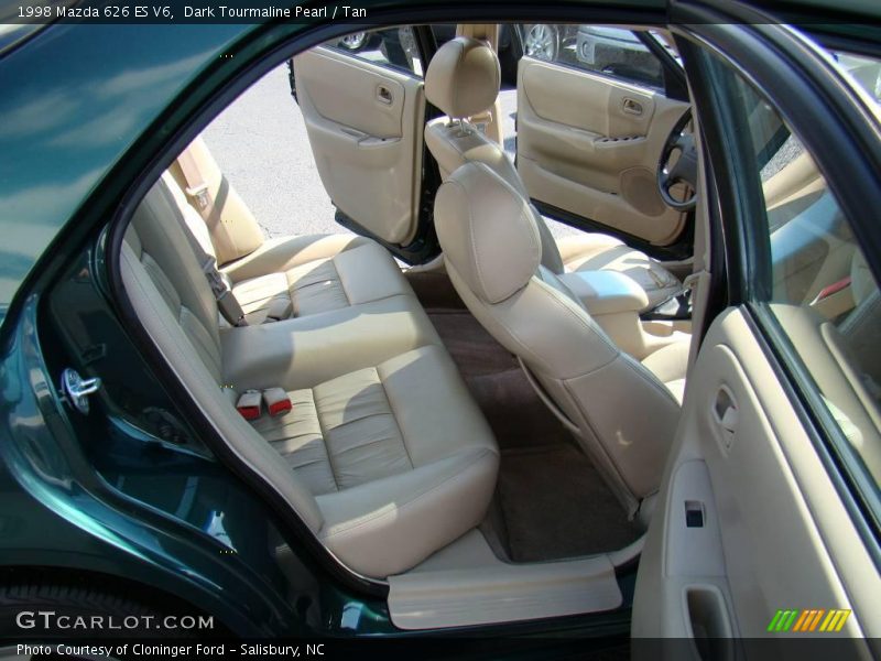 Dark Tourmaline Pearl / Tan 1998 Mazda 626 ES V6