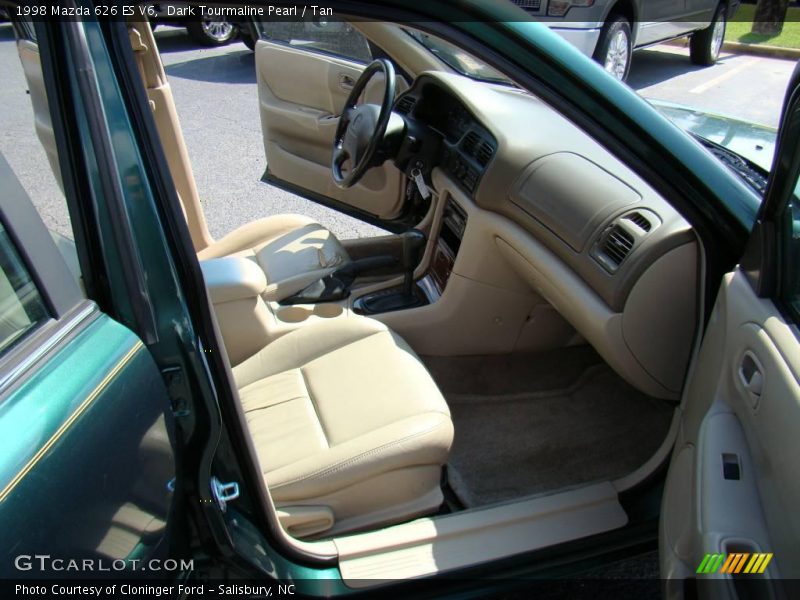 Dark Tourmaline Pearl / Tan 1998 Mazda 626 ES V6