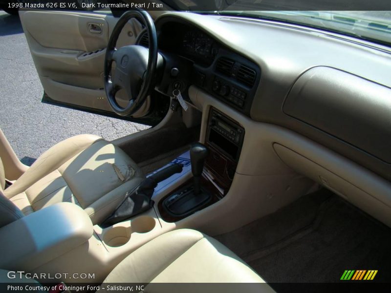 Dark Tourmaline Pearl / Tan 1998 Mazda 626 ES V6