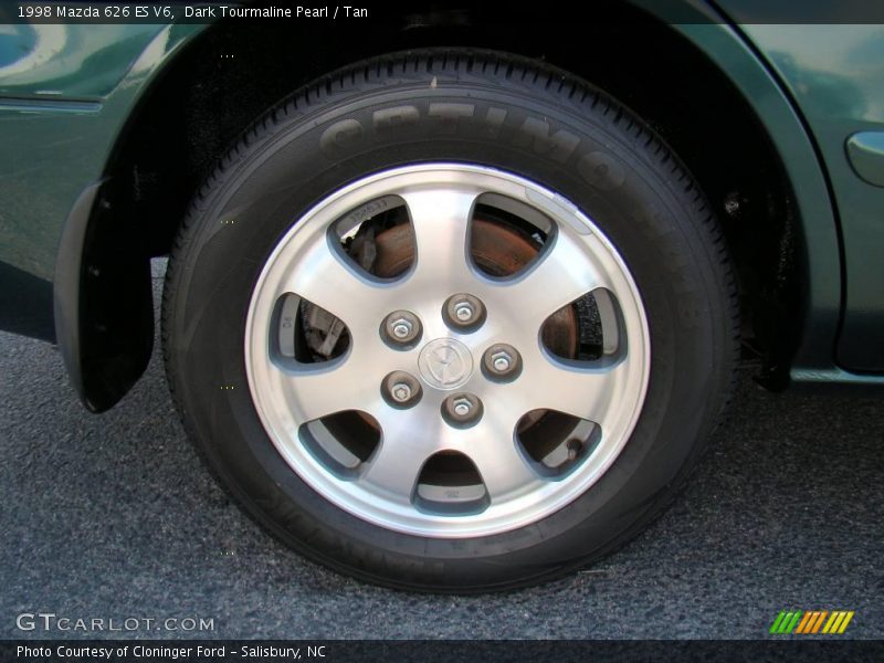 Dark Tourmaline Pearl / Tan 1998 Mazda 626 ES V6