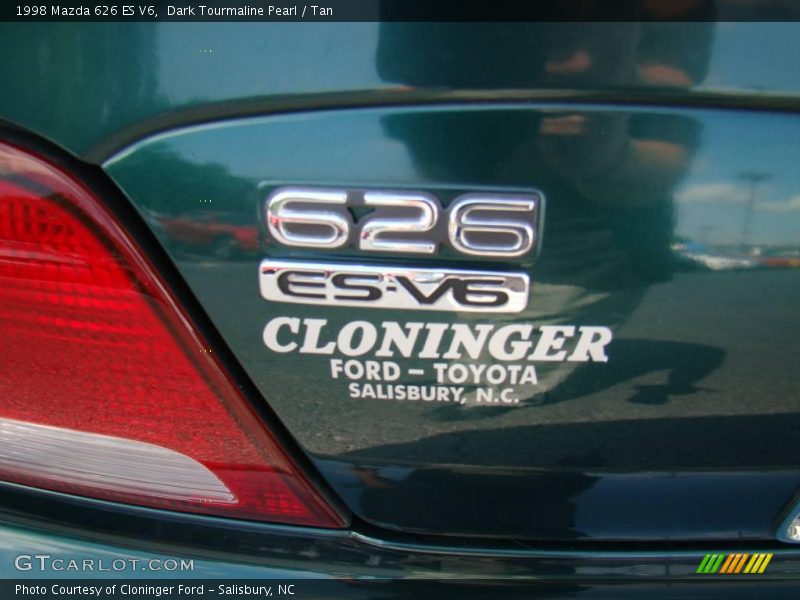 Dark Tourmaline Pearl / Tan 1998 Mazda 626 ES V6