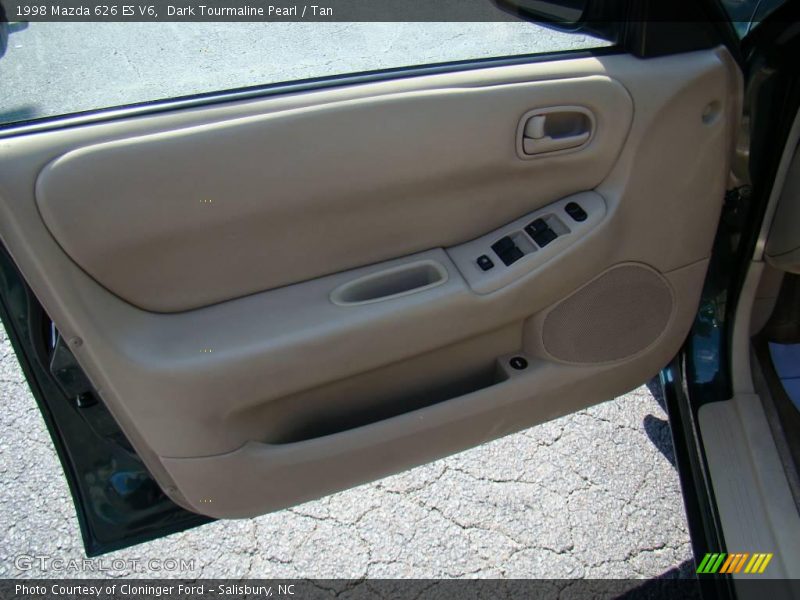 Dark Tourmaline Pearl / Tan 1998 Mazda 626 ES V6