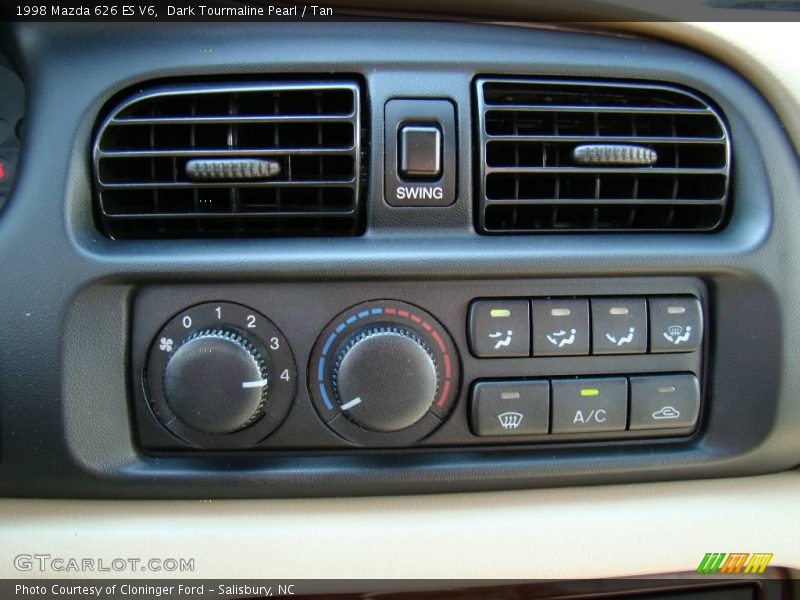 Dark Tourmaline Pearl / Tan 1998 Mazda 626 ES V6