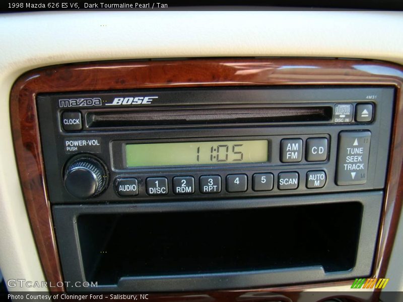 Dark Tourmaline Pearl / Tan 1998 Mazda 626 ES V6