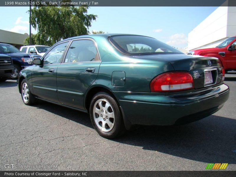 Dark Tourmaline Pearl / Tan 1998 Mazda 626 ES V6