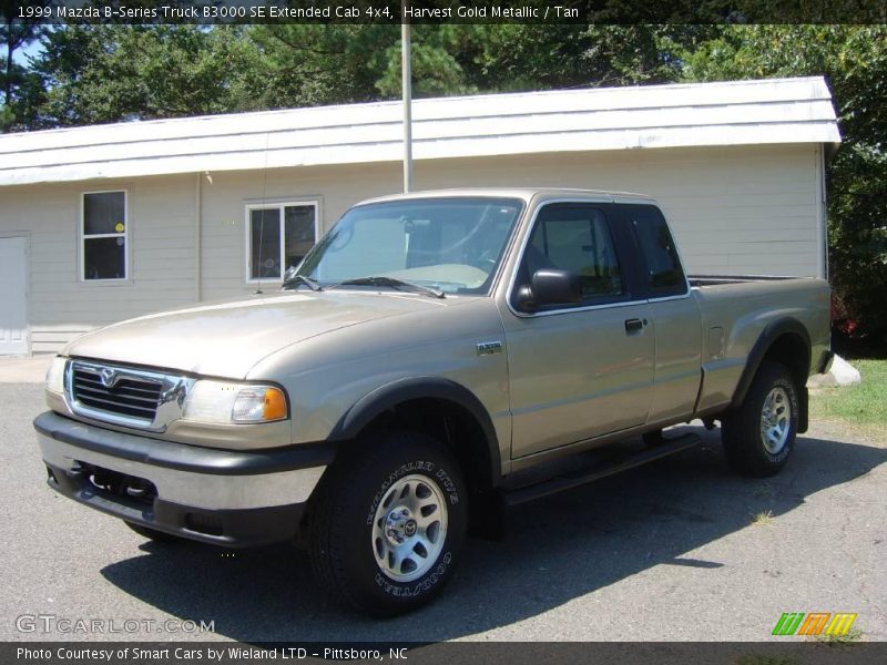 Harvest Gold Metallic / Tan 1999 Mazda B-Series Truck B3000 SE Extended Cab 4x4