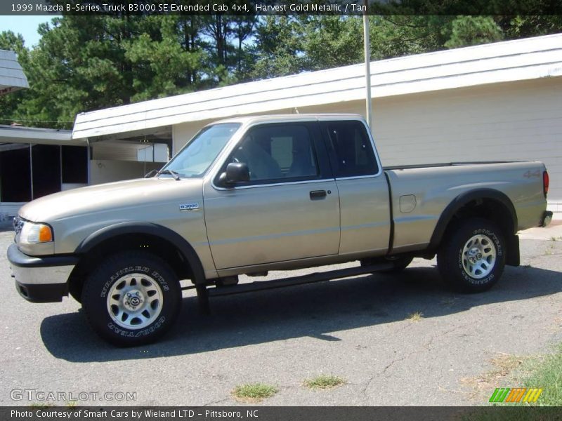 Harvest Gold Metallic / Tan 1999 Mazda B-Series Truck B3000 SE Extended Cab 4x4