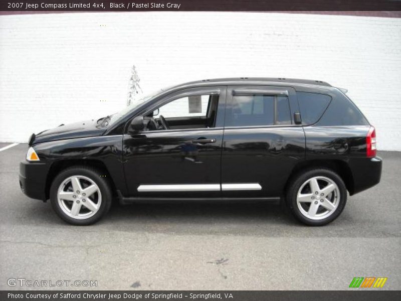 Black / Pastel Slate Gray 2007 Jeep Compass Limited 4x4
