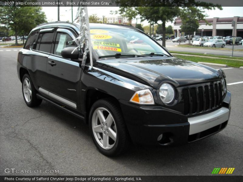 Black / Pastel Slate Gray 2007 Jeep Compass Limited 4x4