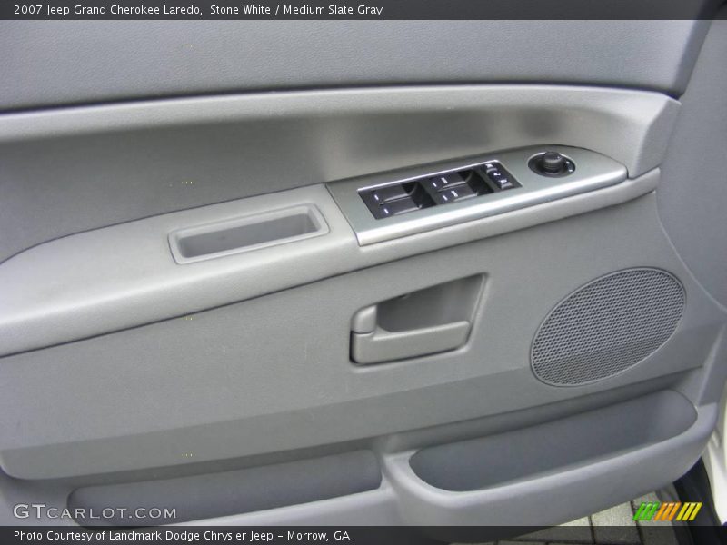 Stone White / Medium Slate Gray 2007 Jeep Grand Cherokee Laredo