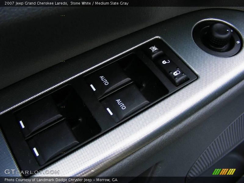 Stone White / Medium Slate Gray 2007 Jeep Grand Cherokee Laredo