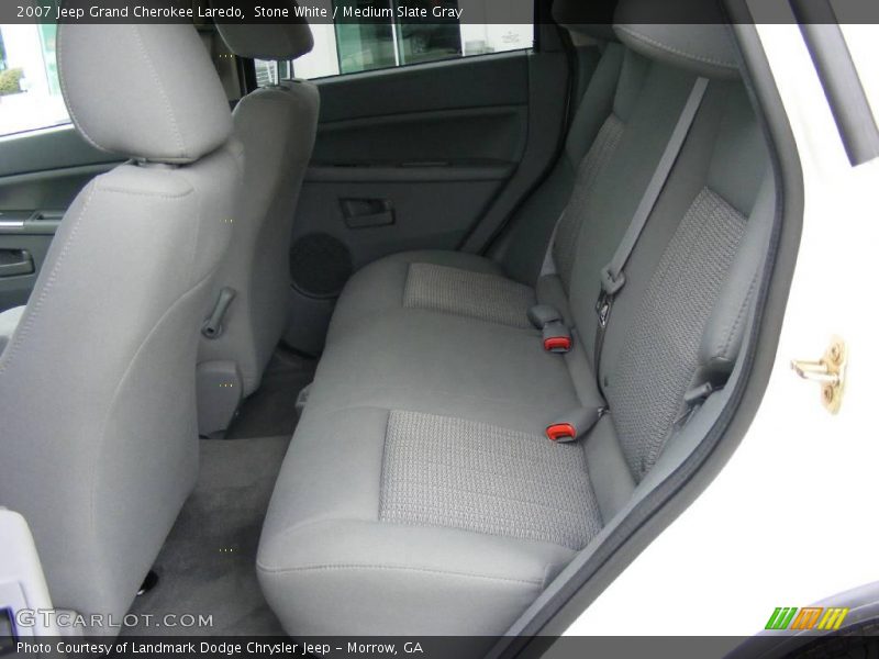 Stone White / Medium Slate Gray 2007 Jeep Grand Cherokee Laredo