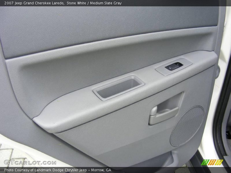 Stone White / Medium Slate Gray 2007 Jeep Grand Cherokee Laredo