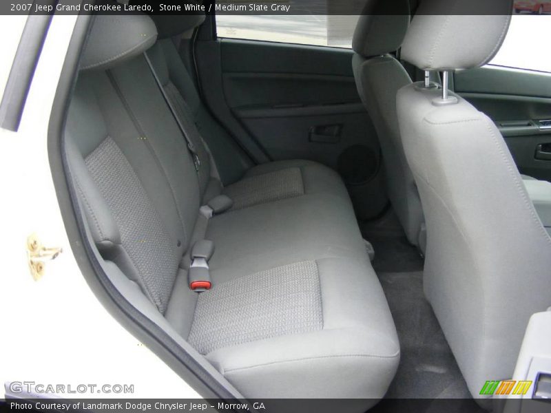 Stone White / Medium Slate Gray 2007 Jeep Grand Cherokee Laredo