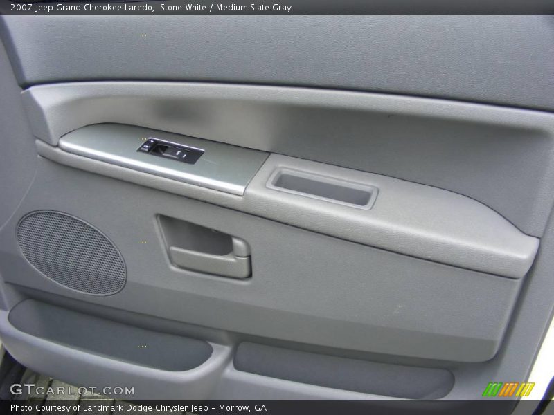 Stone White / Medium Slate Gray 2007 Jeep Grand Cherokee Laredo