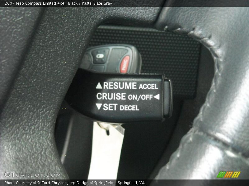 Black / Pastel Slate Gray 2007 Jeep Compass Limited 4x4
