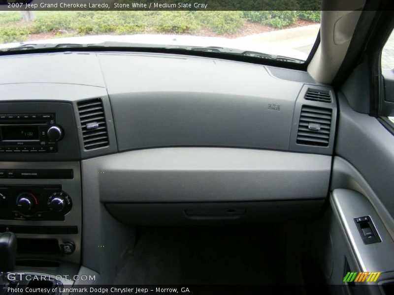 Stone White / Medium Slate Gray 2007 Jeep Grand Cherokee Laredo