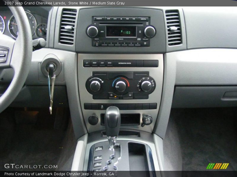 Stone White / Medium Slate Gray 2007 Jeep Grand Cherokee Laredo