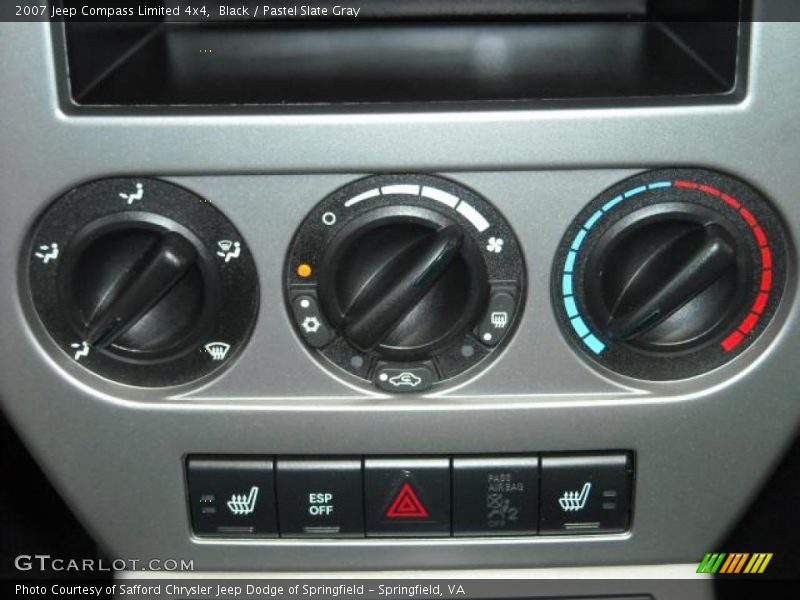 Black / Pastel Slate Gray 2007 Jeep Compass Limited 4x4