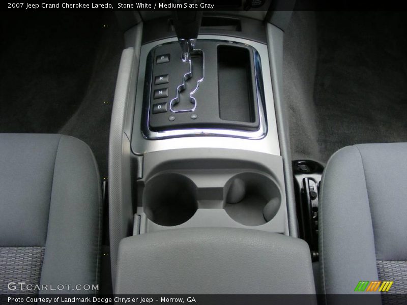 Stone White / Medium Slate Gray 2007 Jeep Grand Cherokee Laredo