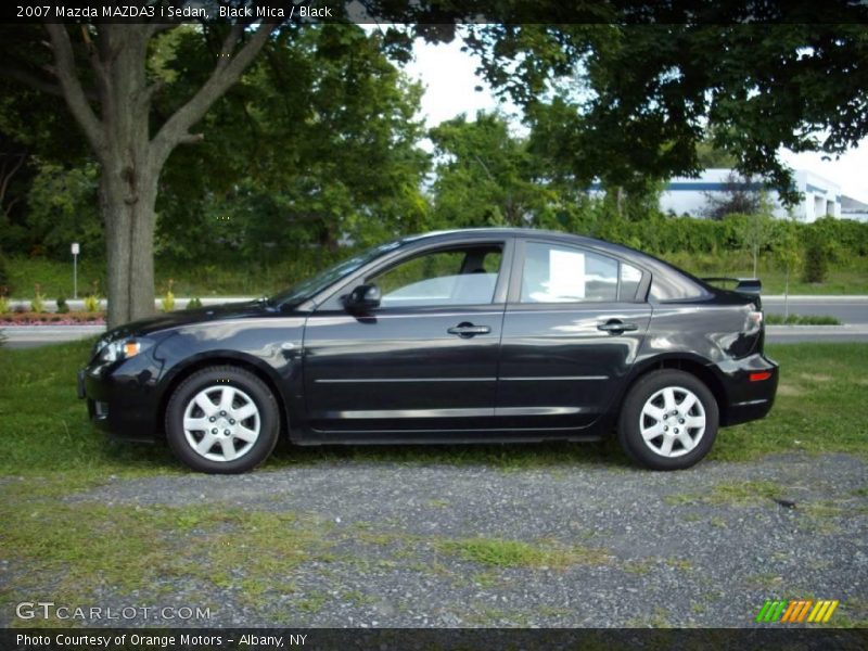 Black Mica / Black 2007 Mazda MAZDA3 i Sedan