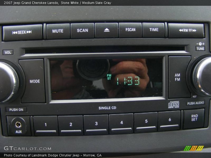 Stone White / Medium Slate Gray 2007 Jeep Grand Cherokee Laredo
