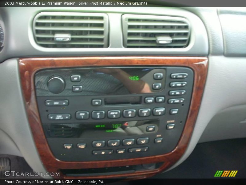 Silver Frost Metallic / Medium Graphite 2003 Mercury Sable LS Premium Wagon