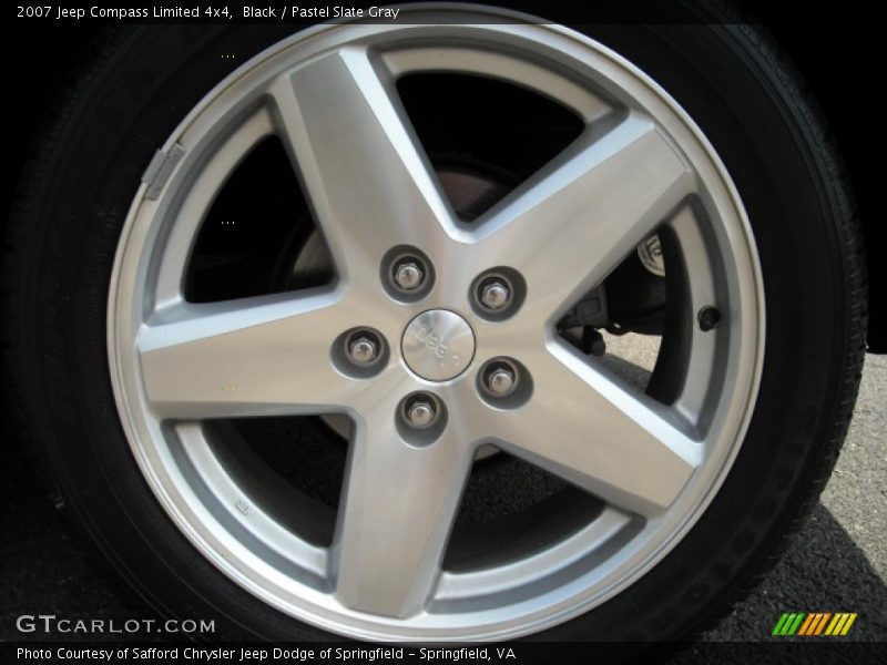 Black / Pastel Slate Gray 2007 Jeep Compass Limited 4x4