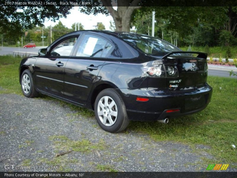 Black Mica / Black 2007 Mazda MAZDA3 i Sedan