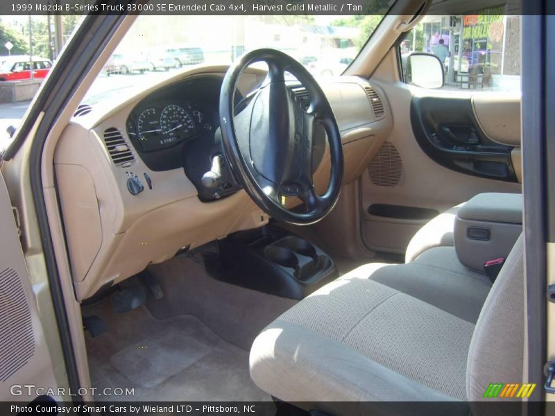 Harvest Gold Metallic / Tan 1999 Mazda B-Series Truck B3000 SE Extended Cab 4x4