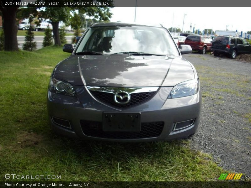 Galaxy Gray Mica / Black 2007 Mazda MAZDA3 i Sedan
